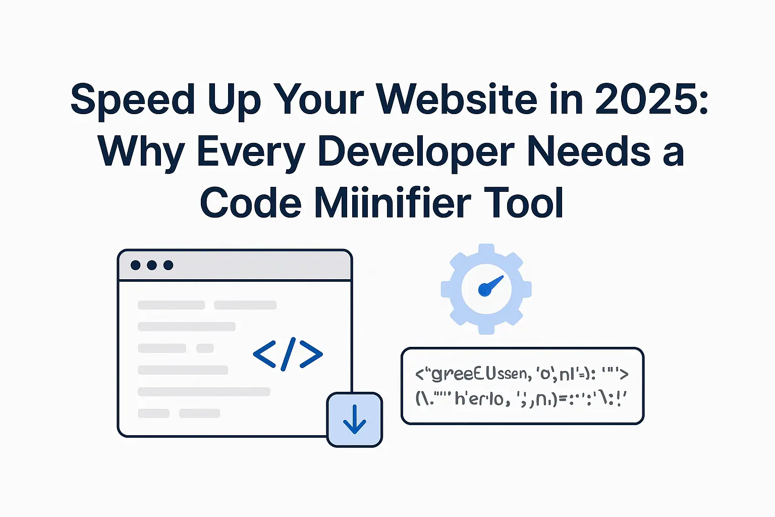 Speed Up Your Website in 2025: Why Every Developer Needs a Code Minifier Tool