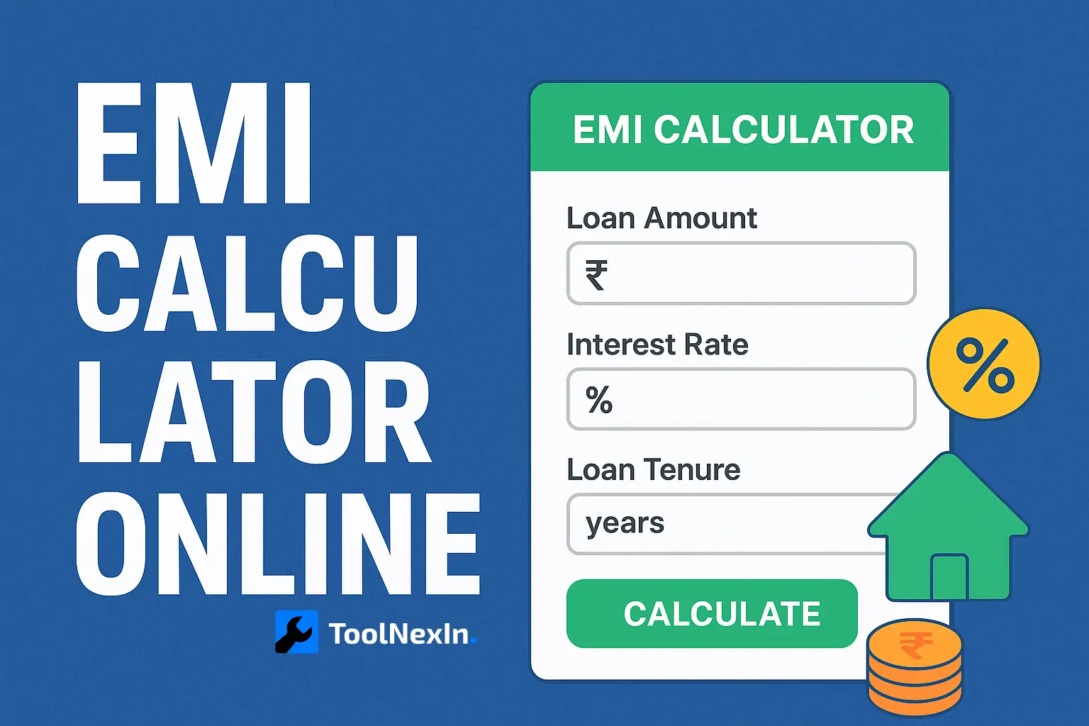 EMI Calculator Online: Calculate Home Loan, Car Loan & Personal Loan EMI