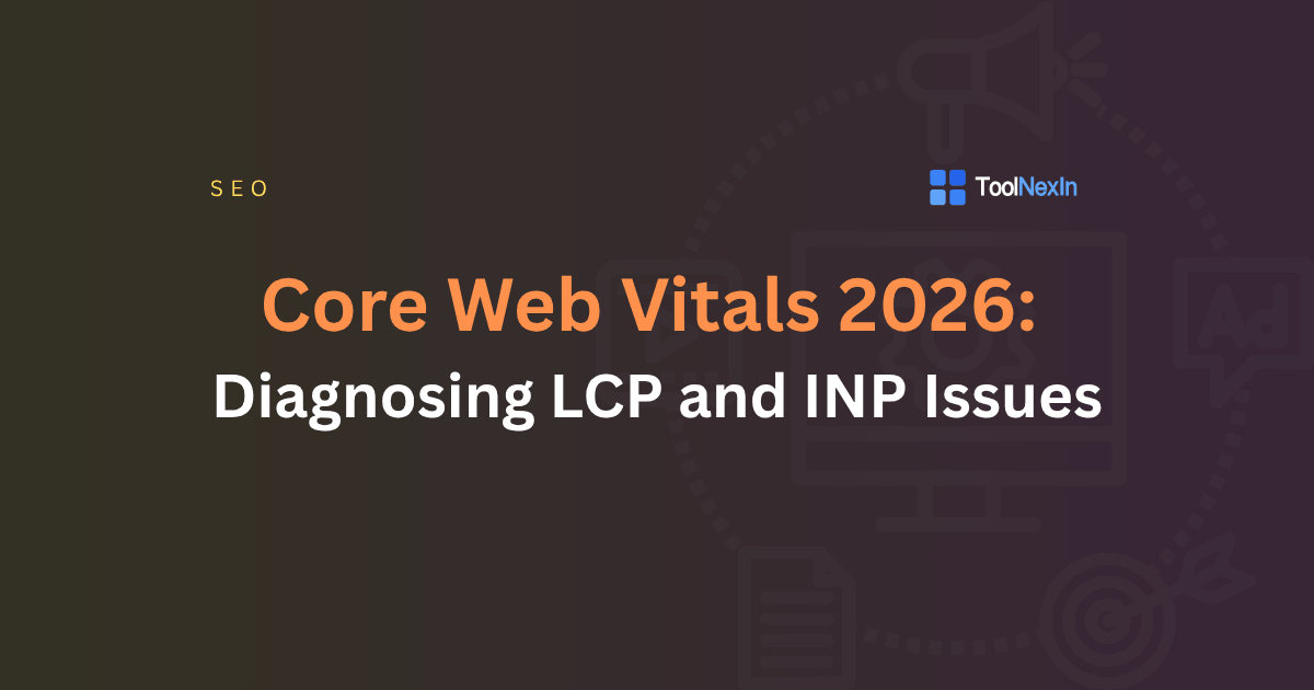 Core Web Vitals 2026: Diagnosing LCP and INP Issues