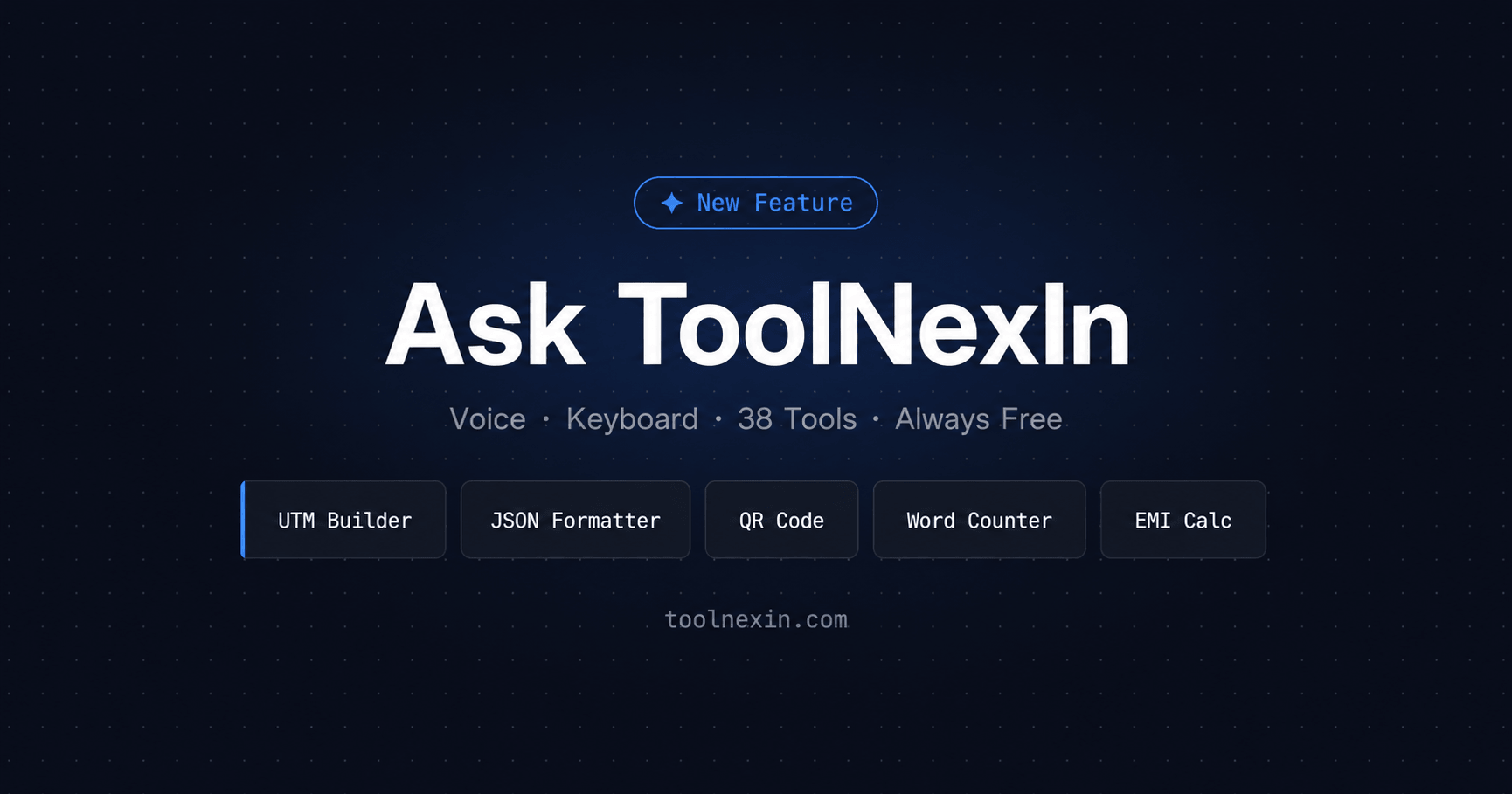 Introducing Ask ToolNexIn: The Voice AI That Finds Any Free Online Tool Before You Finish Asking